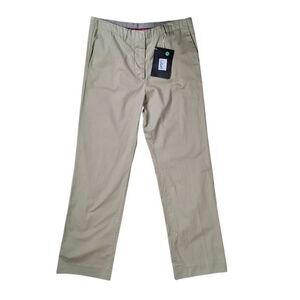 Mauro Grifono 44 M 8 Tan Khaki Wide Leg Pants Slacks Trousers Cotton Y2K Tall